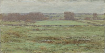 Weidelanden: Vroege Lente, 1896 door Dwight William Tryon